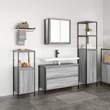  Set namještaja za kupaonicu 3 pcs Siva Sonoma Konstruirano drvo | shoptok.hr