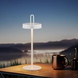  LED prigu&amp;scaron;iva spolja&amp;scaron;nja punjiva dodirna stona lampa SHINE LED/1,5W/3,7V 3000 mAh IP44 bela Slike