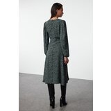Trendyol Khaki Animal Midi Woven Dress | Eponuda.ba