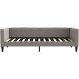 vidaXL Dnevni krevet s madracem smeđesivi 90 x 200 cm od tkanine | shoptok.hr