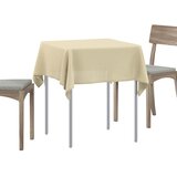  Tkanina za stol 5 kom. Pravokutni Krem bijela 140 x 140 cm | shoptok.hr