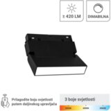  LED magnetna svjetiljka Green Tech 6W, 3CCT, IP20, OSRAM LED, crna boja | Eponuda.ba