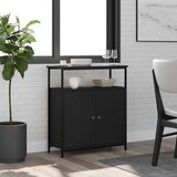 vidaXL Komoda crna 70x30x80 cm od konstruiranog drva Cijene