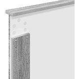  Konstrukcija postelje z vzglavjem Siva Sonoma 90 x 200 cm, (5000103700) | Shoptok.si