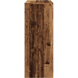  Barski stol s držačima boja staro drvo 90x40x103,5 cm drveni | shoptok.hr