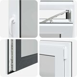  Kletno okno "RISOR" 80x50 cm vrtljivo-nagibno DIN desno antracitno | Shoptok.si