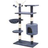  Penjalica Grebalica za Mačke sa Stupovima od Sisala 125 cm Tamno Plava | shoptok.hr