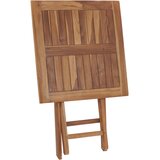  Sklopivi vrtni stol 60 x 60 x 75 cm od masivne tikovine | shoptok.hr