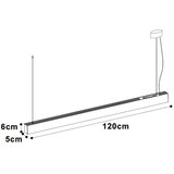 Top Light LED Plafonsko površinski montirano viseće svetlo HORIZON LED/40W/230V crna | Eponuda.com