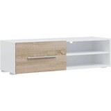 TV jedinice od 5 dijelova s LED rasvjetom od drva sonoma hrast | shoptok.hr