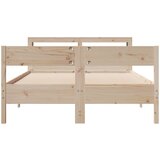  Okvir kreveta bez madraca 120 x 190 cm od masivne borovine | shoptok.hr