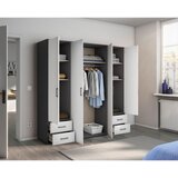 Modern Living Omara S Klasičnimi Vrati Voyager, Bela, Siva | Shoptok.si