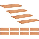Step treads 12 kom. 80 x 30 x 2 cm Lak Čvrsto drvo bukve | shoptok.hr