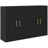  Kabinetski zidni 2 kom. Crni hrast 69,5 x 34 x 90 cm | shoptok.hr