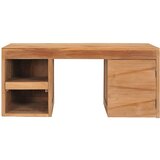 Maison Chic Klubska mizica - kavna mizica - Nizka mizica 90x50x40 cm trdna tikovina, (21754905) | Shoptok.si