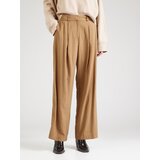 Aware Hlače z naborki 'VMPERRY' svetlo rjava | Shoptok.si