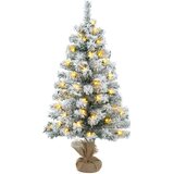 Mini božićno drvce 45 cm 25 LED lampica Topla bijela PVC | shoptok.hr