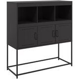 Maison Chic Komoda - Predalnik črna 100,5x39x107 cm jeklo, (21715609) Cene