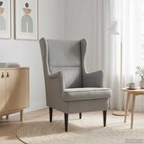  Fotelja Svjetlosiva Baršun | Eponuda.com