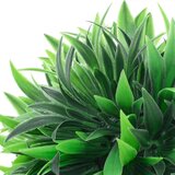 vidaXL Umetni pušpani okrogli z LED lučmi 4 kosi zelene 15 cm | Shoptok.si