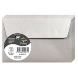 Clairefontaine kuverte Pollen 90x140mm 120gr silver 1/20 | shoptok.hr