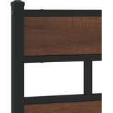  Okvir kreveta bez madraca s uzglavljem boja hrasta 140x190 cm | Eponuda.com