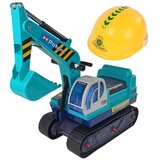 Big Excavator Construction Rider Helmet Green | shoptok.hr