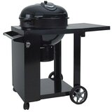 KINGSTONE Okrogli žar na oglje s pokrovom Sunset (Premer površine za peko: 55 cm, Črna) | Shoptok.si