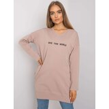 RUE PARIS Tunic-RV-TU-7201.43P-dark beige Cijene