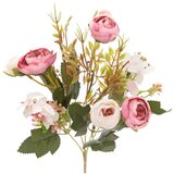  Buket veštačkih kamelija roze 29 cm Cene'.'