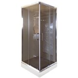 Linni tuš Transparent 80x80 gray