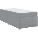  Okvir kreveta s madracem Ostalo Svjetlosiva 80 x 200 cm tkanina | shoptok.hr