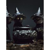 Sinsay Halloween svijećnjak za lučicu u obliku mačaka s kotlićem | shoptok.hr