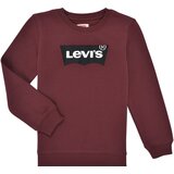 Levi's Puloverji LVB BATWING CREWNECK Bordo | Shoptok.si