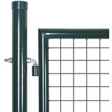  Ograjna vrata jeklo 306x175 cm zelena | Shoptok.si