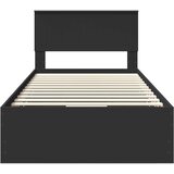  Krevetna konstrukcija Crna 100 x 200 cm Inženjersko Drvo | Eponuda.com