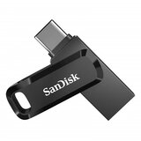 San Disk USB C & USB disk 128GB Ultra Dual GO, 3.2, 400 MB/s, črn | Shoptok.si