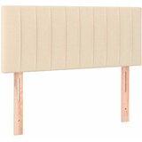  Krevet s oprugama i madracem krem 100 x 200 cm od tkanine | shoptok.hr