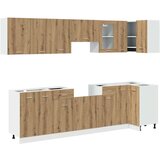 Furnova Komplet kuhinjskih omaric 11-delni artisan hrast inženirski les, (21947800) | Shoptok.si