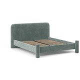 Micadoni Svijetlo plavi tapecirani bračni krevet s podnicom 140x200 cm Vera – | shoptok.hr