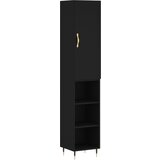  The Living Store Visoka omara črna 34,5x34x180 cm inženirski les - Visoka Omara, (21445309) | Shoptok.si