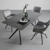 Premium Living naslanjač adriana vrtljiv, siva | Shoptok.si