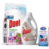 Duel set praškasti deterdžent jorgovan, 2.7kg + omekšivač like a diamond, 2.45l + mrežica za veš cene