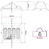 Šator za planinarenje Plava 4 osobe - Plava 4 osoba | shoptok.hr