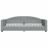  Dnevni krevet na razvlačenje svjetlosivi 90 x 200 cm od tkanine | shoptok.hr
