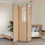  3-panelni pregradni zid Bež 150 x 200 cm Tkanina | shoptok.hr
