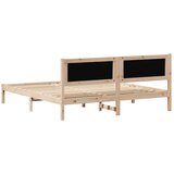  Krevetna konstrukcija s uzglavljem Sivo-smeđa 160 x 200 cm | Eponuda.com