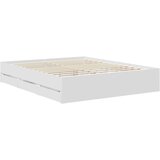  Krevetna konstrukcija Bijeli 160 x 200 cm Inženjersko Drvo | shoptok.hr