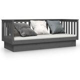  Dnevni ležaj sivi 75x190 cm od masivne borovine | shoptok.hr
