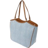 Liu Jo Nakupovalna torba moder denim / rjava | Shoptok.si